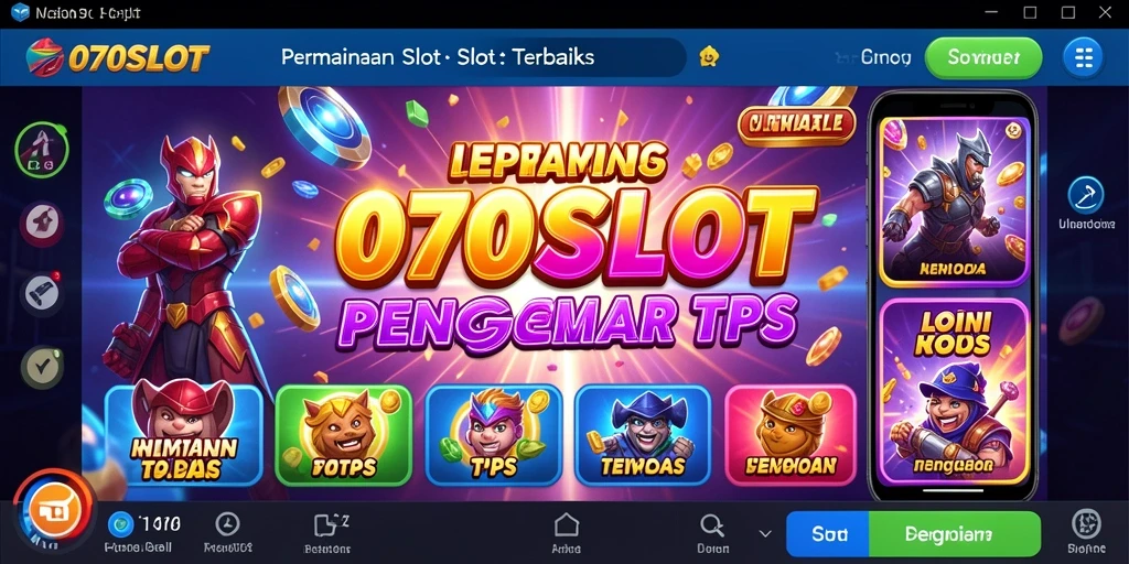 Tampilan menakjubkan dari gameplay 070SLOT dengan efek visual yang memikat.