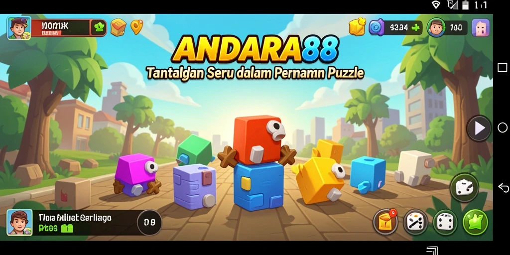 Tampilan gameplay puzzle menarik dari ANDARA88 yang menantang.