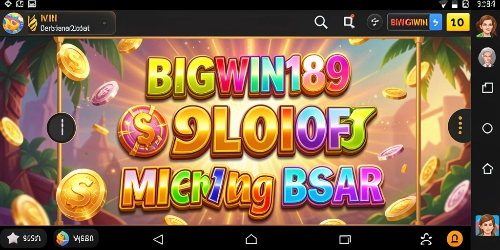 Tampilan gameplay menyenangkan dari BIGWIN189 yang menampilkan slot yang memukau.