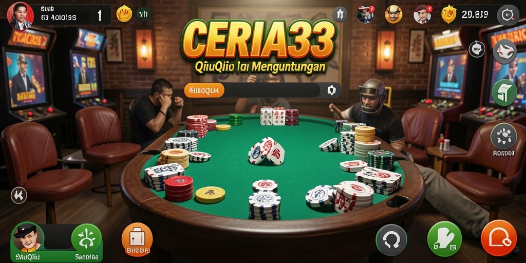 Tampilan screenshot CERIA33 menampilkan gameplay seru QiuQiu.