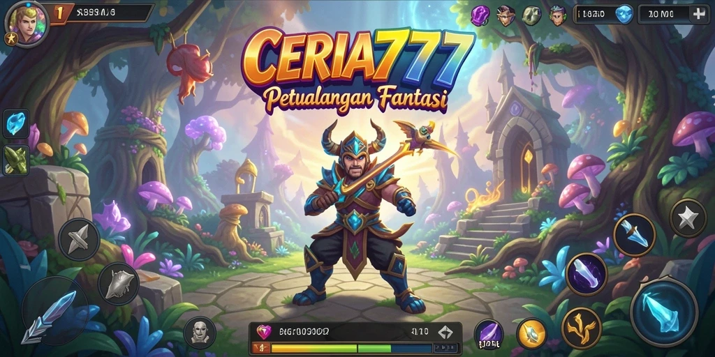 Tampilan gameplay menakjubkan dalam dunia petualangan CERIA777.