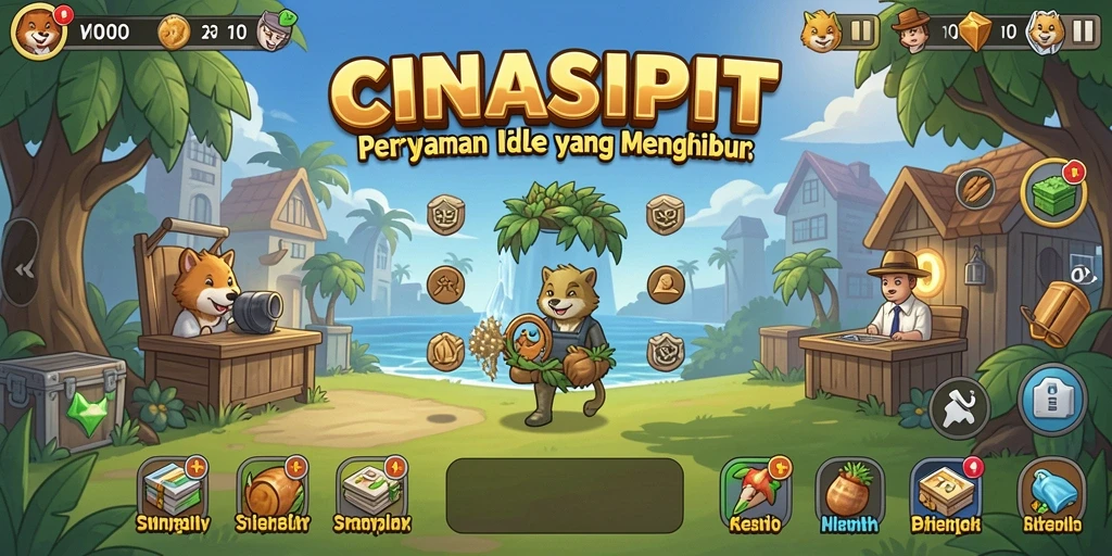 Screenshot CINASIPIT menampilkan gameplay yang seru dan interaktif.