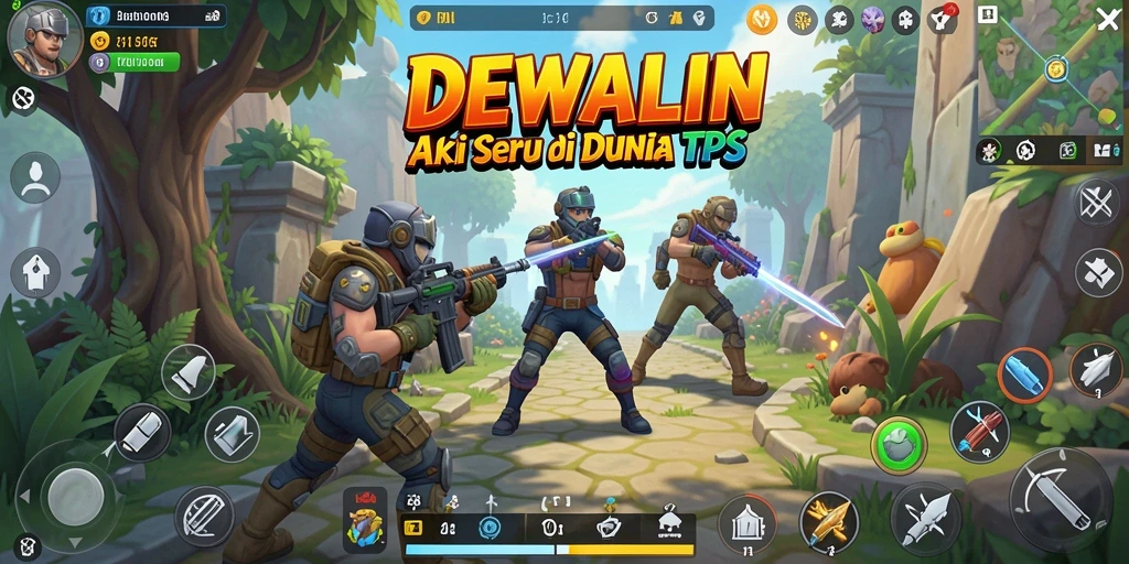 Gameplay seru DEWALIN dengan aksi tembak-menembak tak terlupakan.