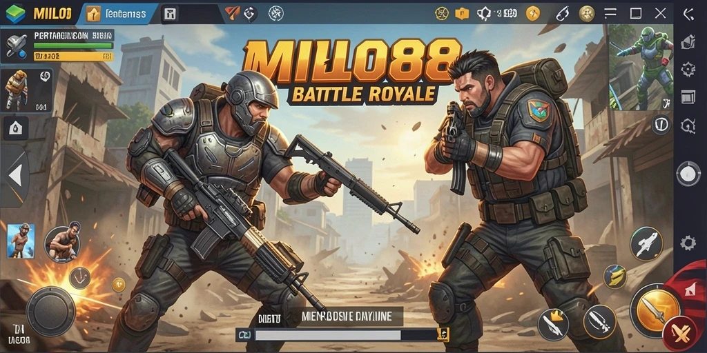 Tampilan gameplay seru dan menegangkan di MILO88.