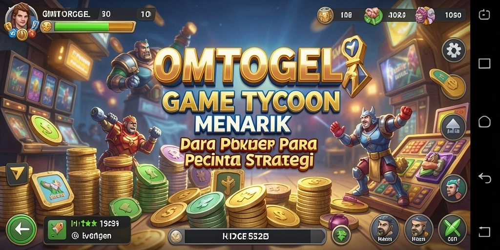 Tampilan gameplay menarik OMTOGEL dengan desain dinamis.