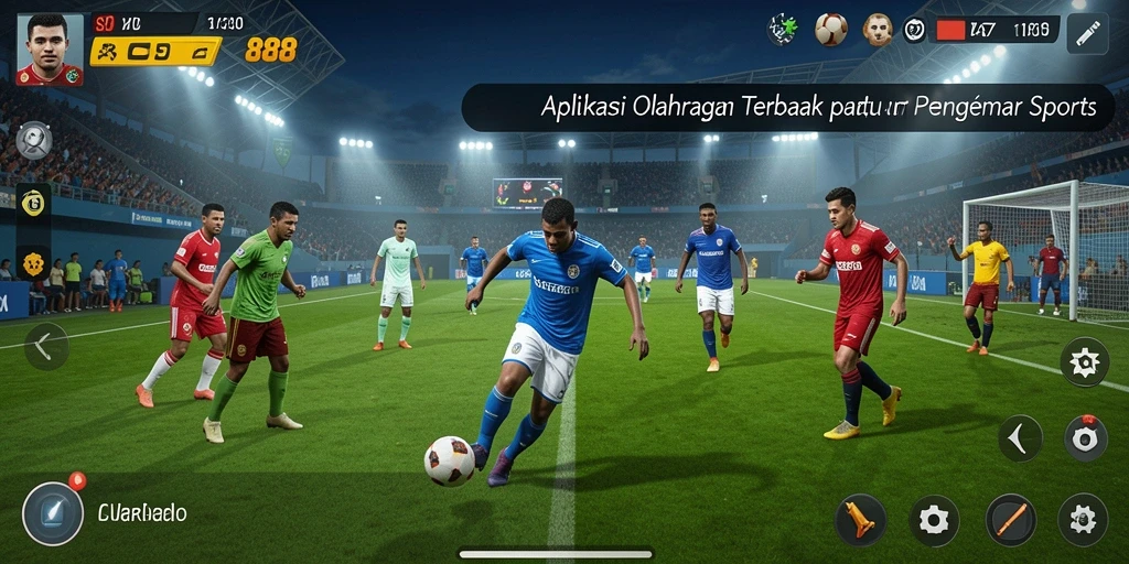 Tangkapan layar menunjukkan gameplay olahraga yang mendebarkan di SURGA88.