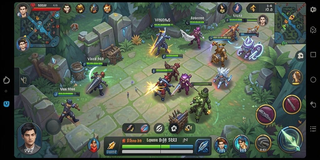 Tangkapan layar gameplay VV62 menampilkan strategi dan pertempuran yang menarik.